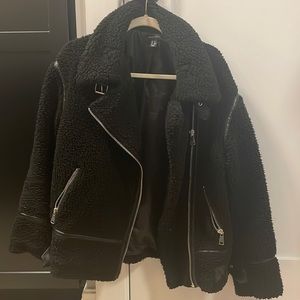 ASOS Sherpa aviator jacket